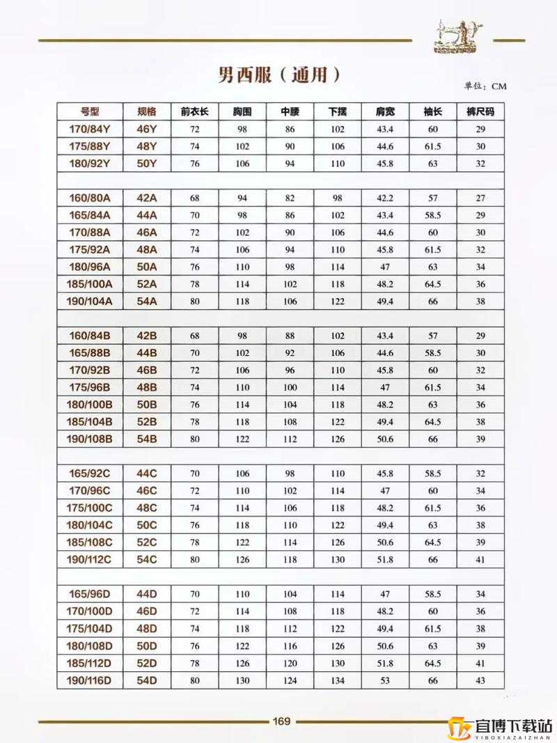 2023国产尺码与欧洲尺码对照表：全面解析及转换指南