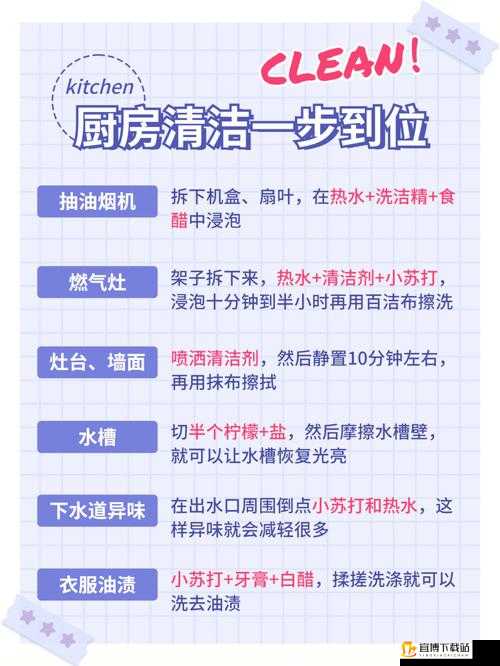 从厨房一路干到客厅好吗——家庭清洁的快乐时光